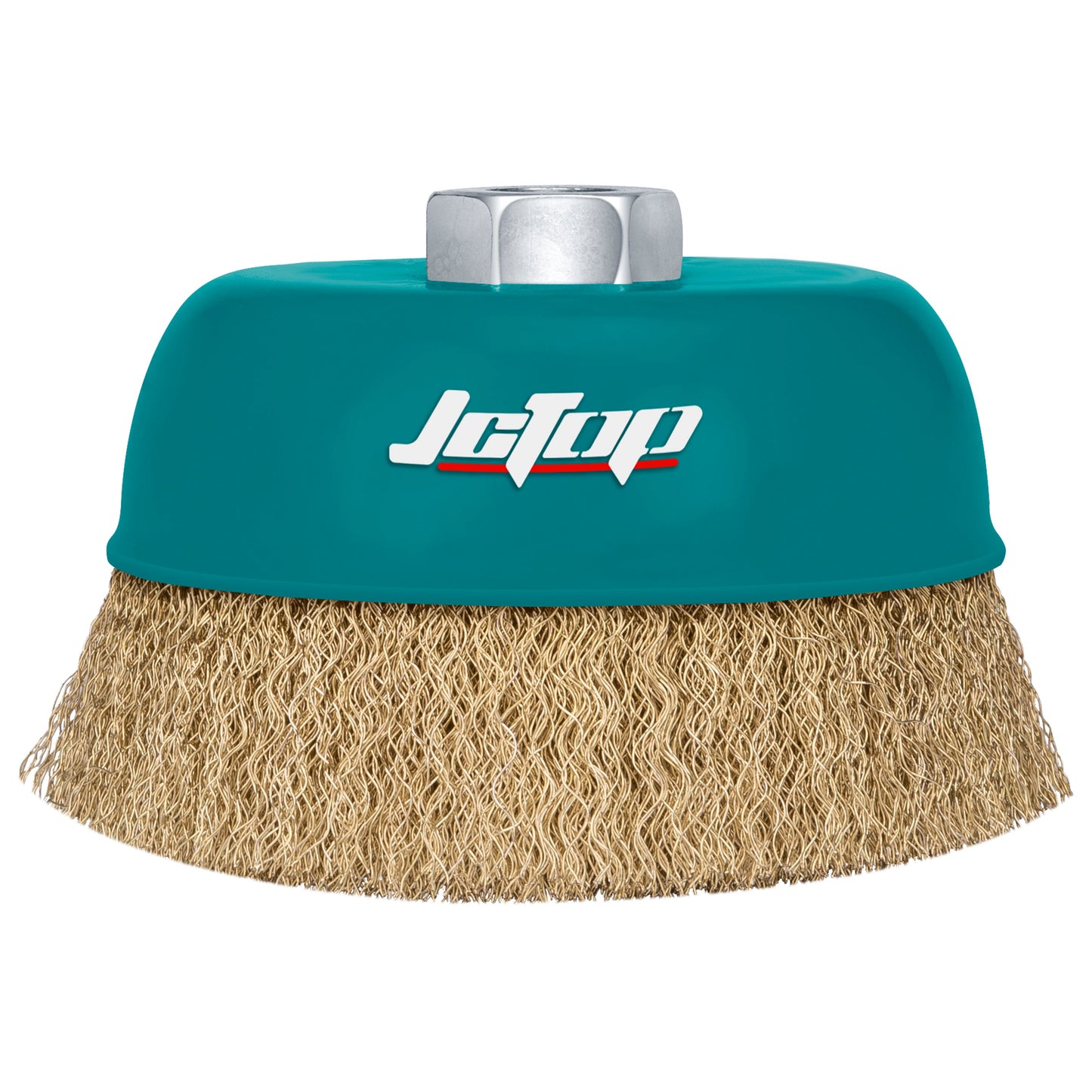 Crimped Wire Cup Brush 3" 75mm (Copper-Plated)