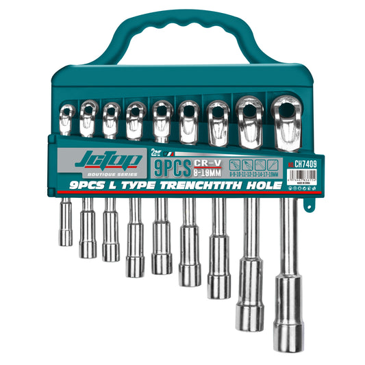 9PCS L-Type Wrench with Hole Set