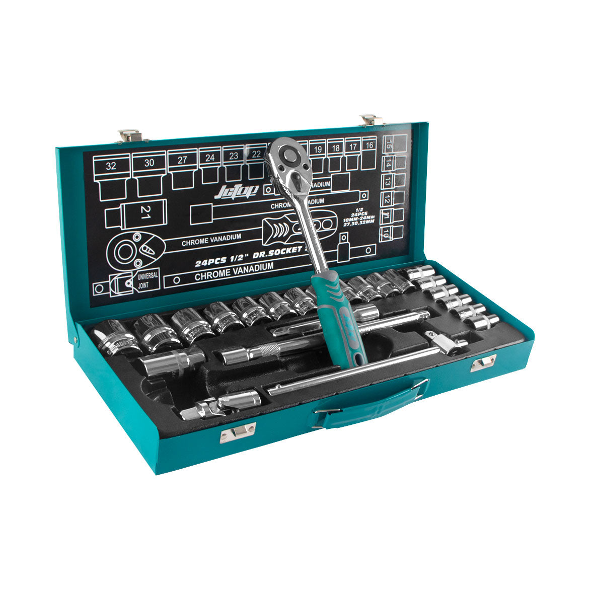 24PCS 1/2" DR.SOCKET SET