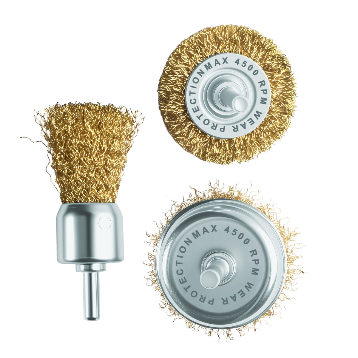 3pcs Steel Wire Brush Set
