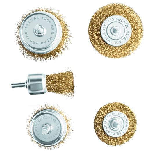 5pcs Steel Wire Brush Set