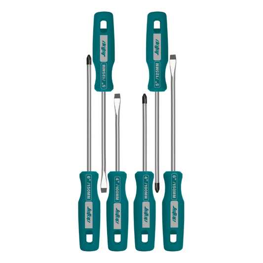 6pcs Screwdriver Set (4"x5mm, 5"x6mm, 6"x6mm)